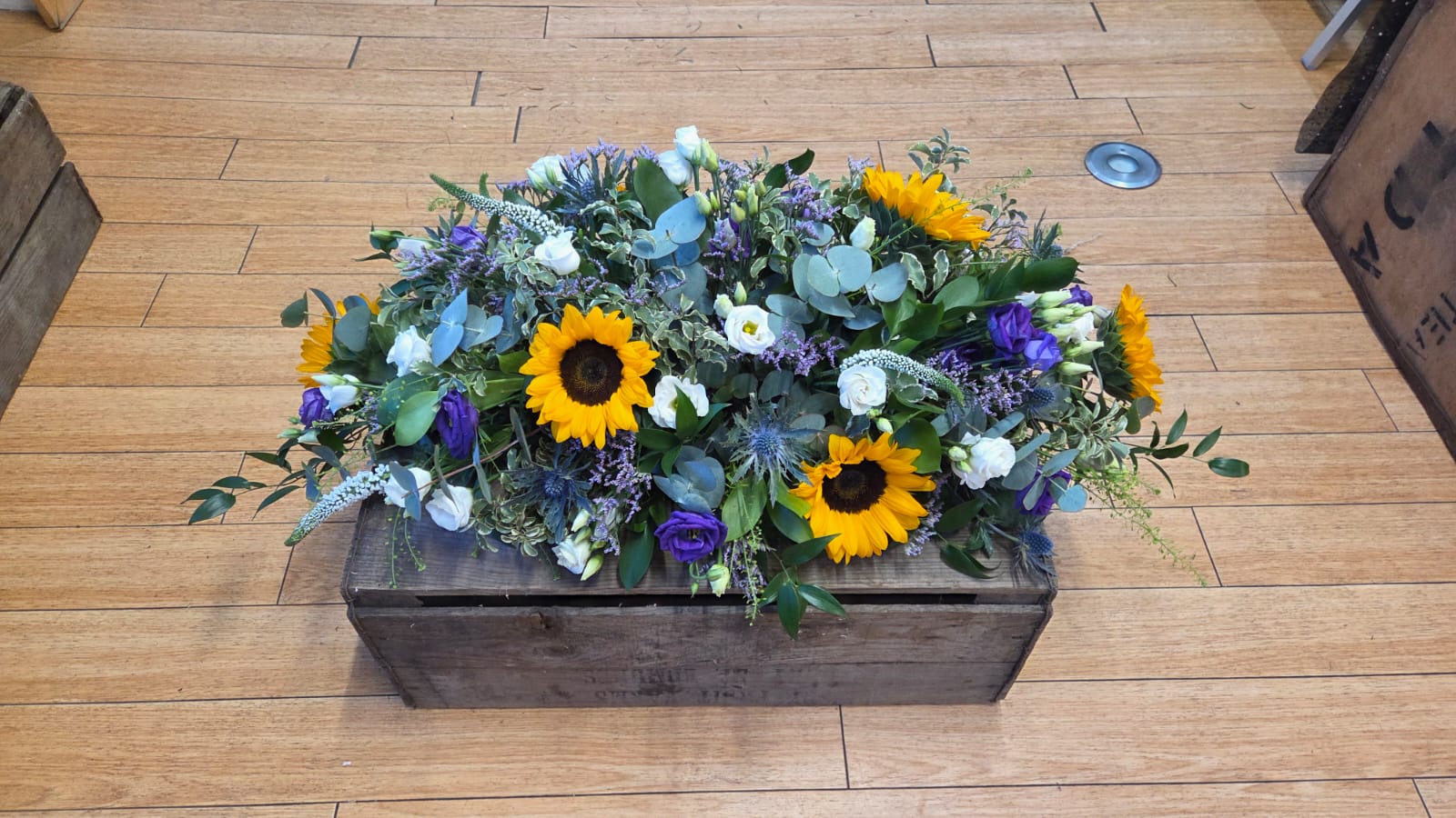 Funeral flowers from Ivy & Rose Florist in Abergavenny